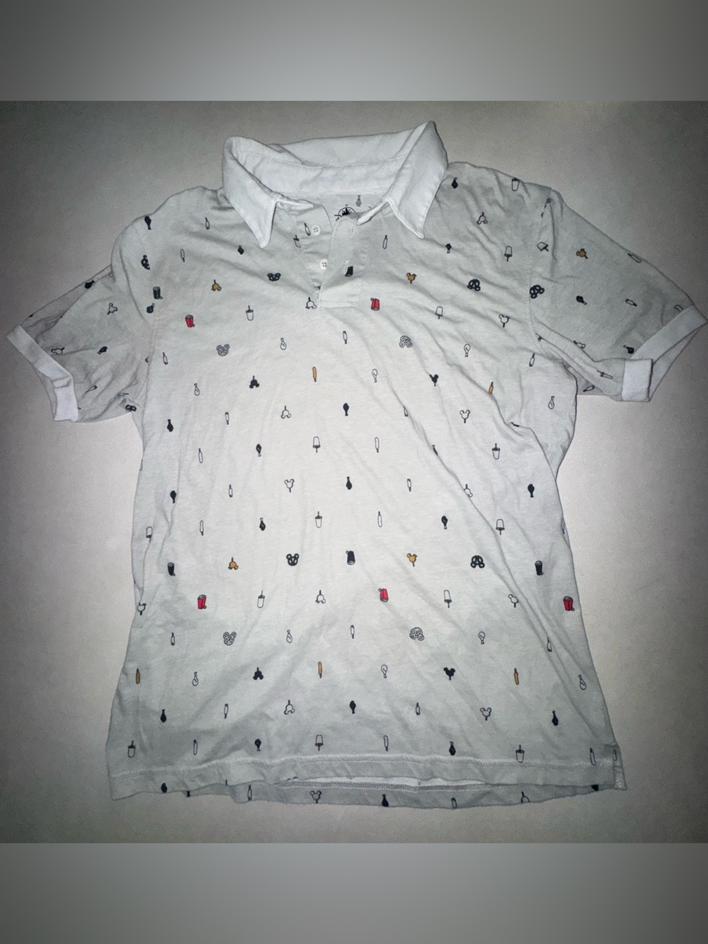 Disney Parks Men’s Polo Size Small S Snacks Disney Food Summer